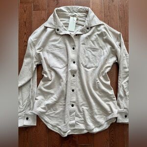 Z SUPPLY WFH Shacket Jacket NWT Small shirt longsleeve soft and stretchy